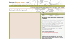 Desktop Screenshot of durham.nc.researchapartments.com
