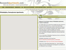 Tablet Screenshot of philadelphia.researchapartments.com